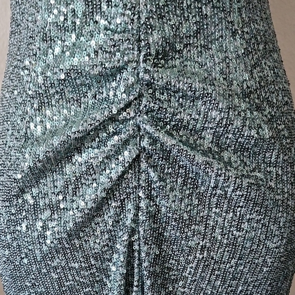 Jigsaw Green Sequin Halter Dress - Picture 8 of 11